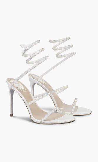 Cleo 105 Wraparound Satin Sandals