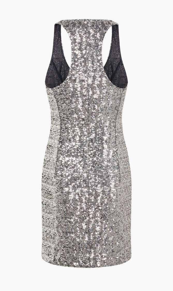 SEQUINS TANK DRESS