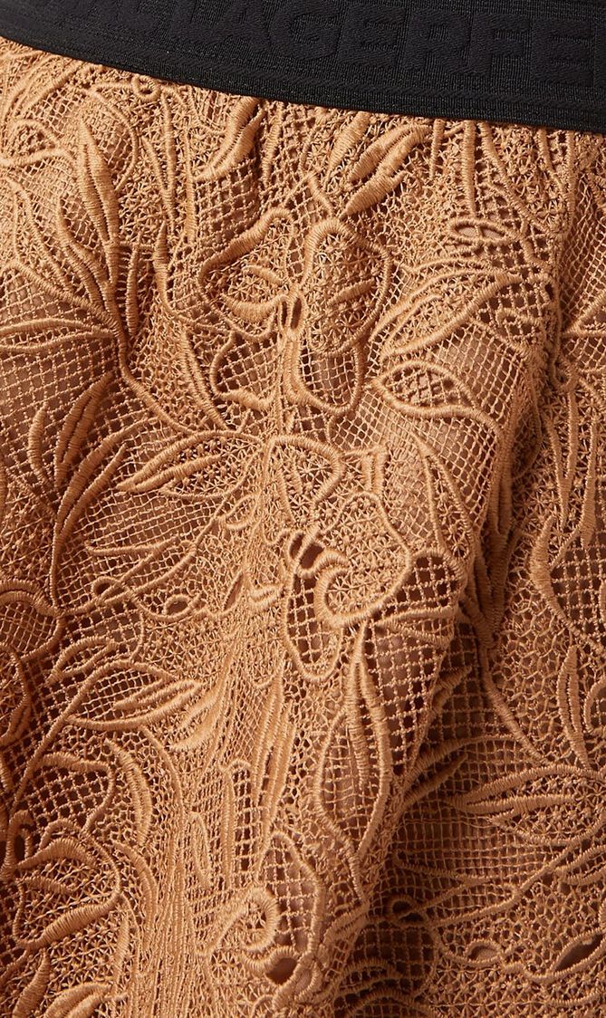 Orchid Embroidered Skirt