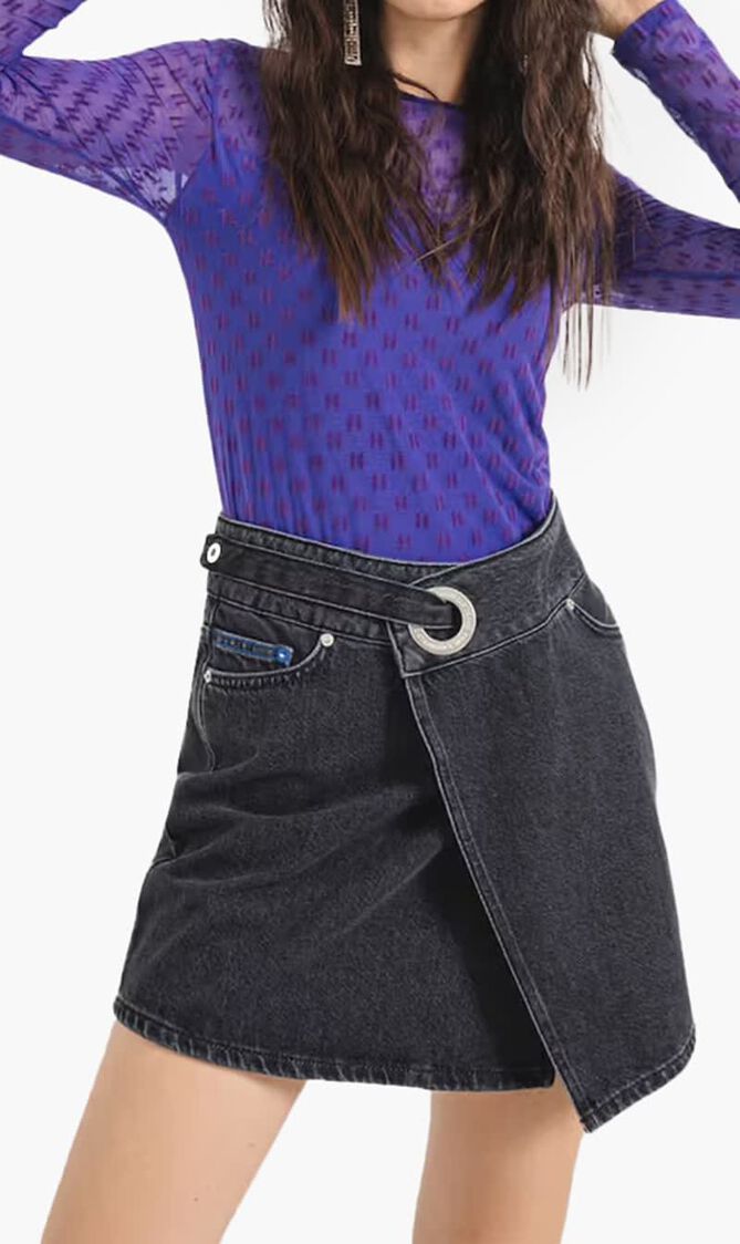 Mesh Long Sleeve Top