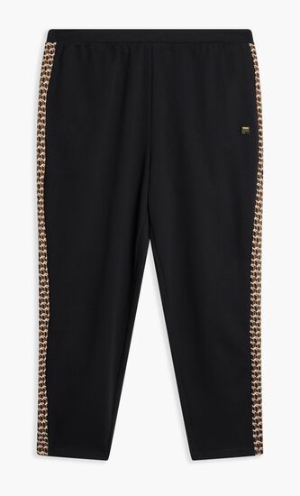 VIGO PANT TRACK PANT WITH GEO PATTERN SIDE PANEL