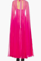 Keyhole Neckline Evening Dress