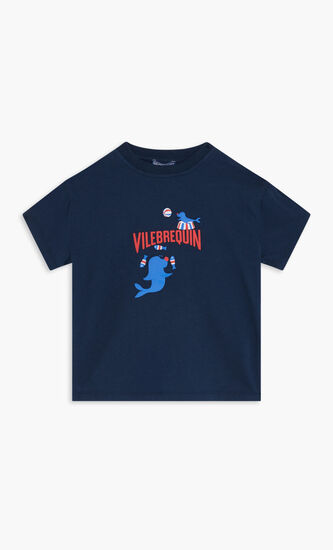 GABIN MAKE SU24 TEE SHIRT BLEU MARINE