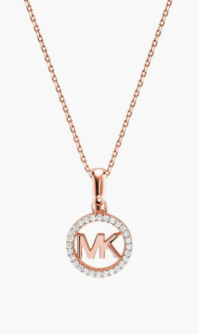 Custom Kors Rose Gold Necklace