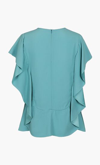 Ruffle Front Blouse