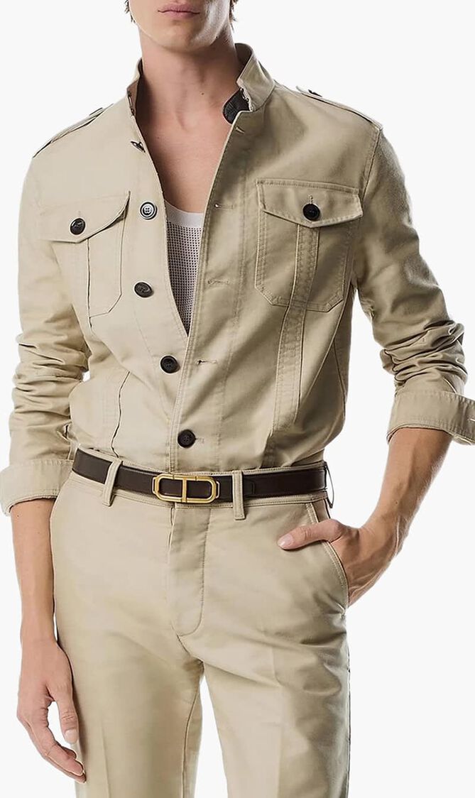 Stand Collar Overshirt