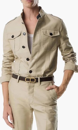 Stand Collar Overshirt