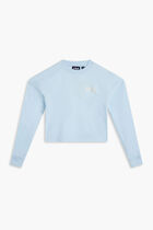 LOOSE HEM CREW SMAL ARCH LOGO PUFF PRINT