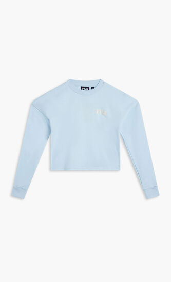 LOOSE HEM CREW SMAL ARCH LOGO PUFF PRINT