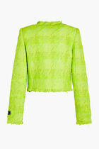 JACKET RN CROPPED LUREX TWEED AO CHECK