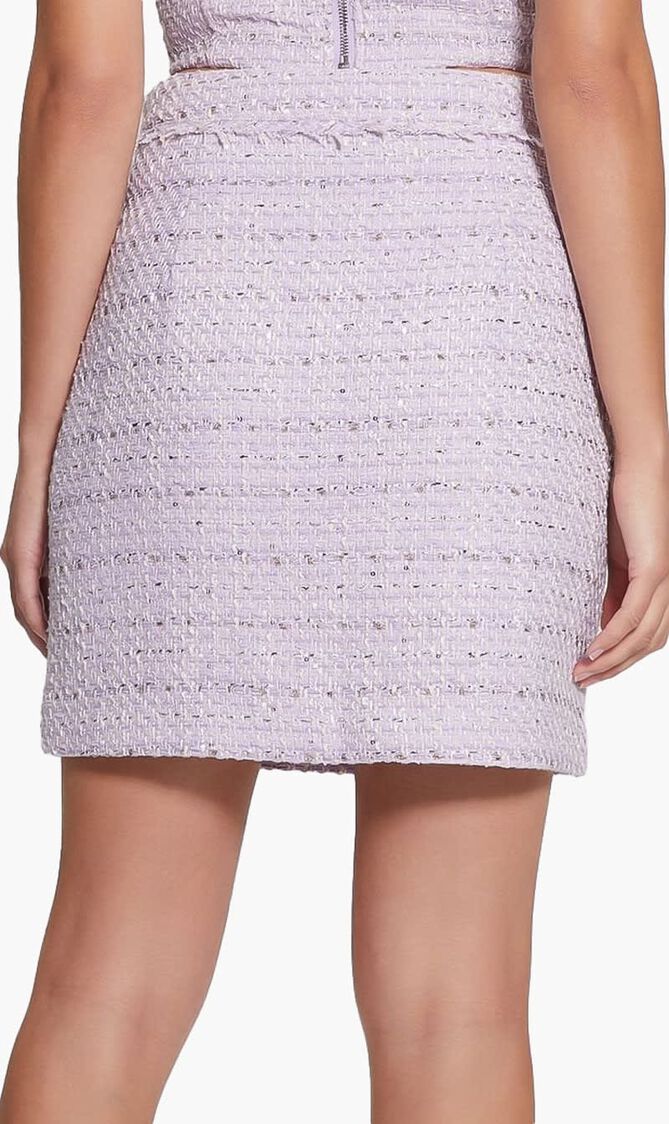 New Sofia Mini Tweed Skirt