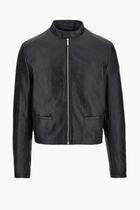 SCRATCHY CALF LEATHER-BLOUSON