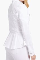 Embroidered Peplum Jacket