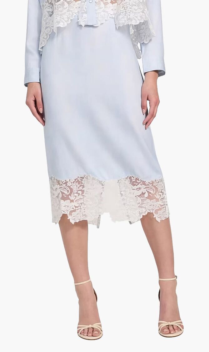 Lana Midi Lace Skirt