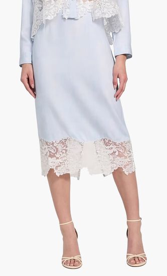 Lana Midi Lace Skirt