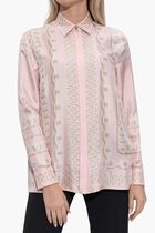 FORMAL SHIRT VERSACE TREASURE FOULARD ON SILK TWILL