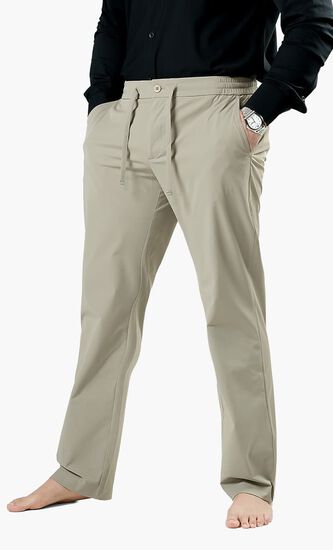 ANGELO KAHEL TROUSERS DARK BEIGE PNT 6081