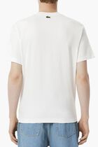 Tennis Court Print Cotton T-shirt