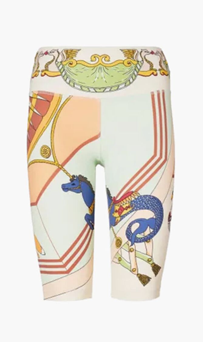 Weightless Printed Long Bike Shorts