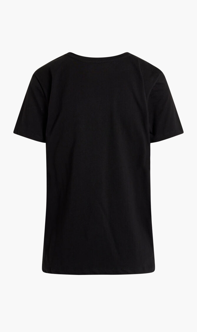 Short Sleeve Cotton Animal Triangle T-shirt