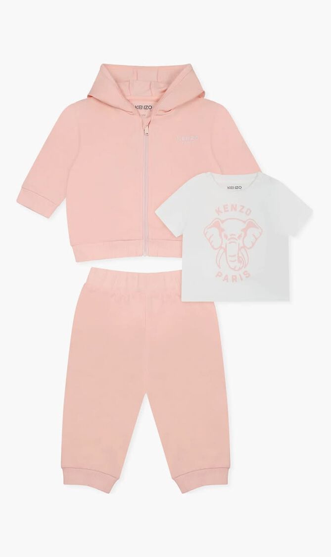 TROUSERS CARDIGAN T SHIRT SET