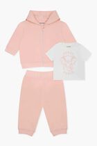 TROUSERS CARDIGAN T SHIRT SET