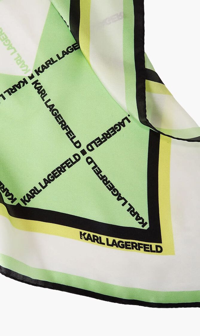 K/Essential Cross Silk Scarf
