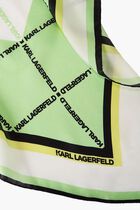 K/Essential Cross Silk Scarf