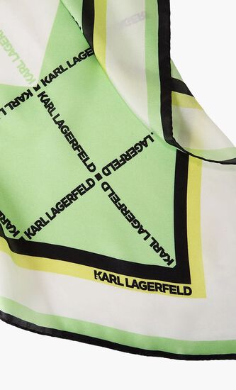 K/Essential Cross Silk Scarf