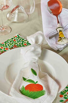 Orange Tree Placemat, White