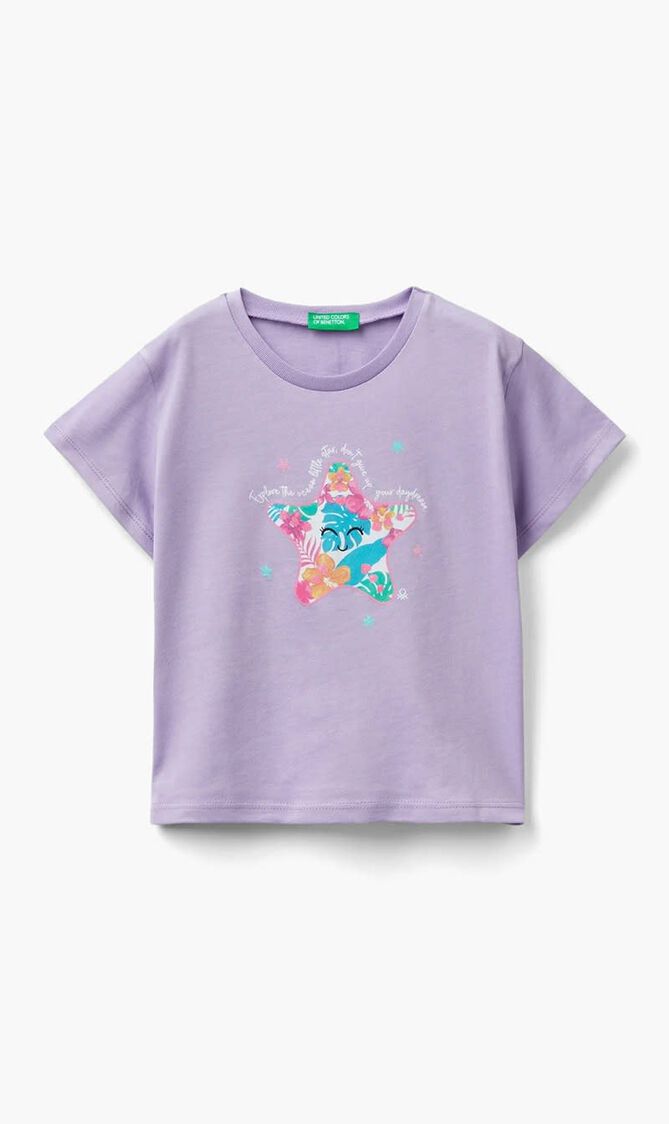 Glitter Print T-Shirt