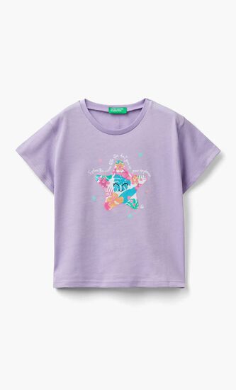 Glitter Print T-Shirt