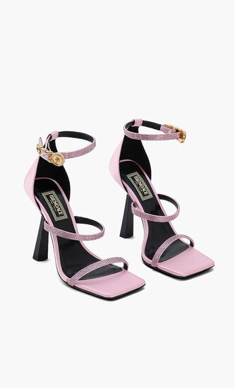 Fendace Embellished Satin Heels