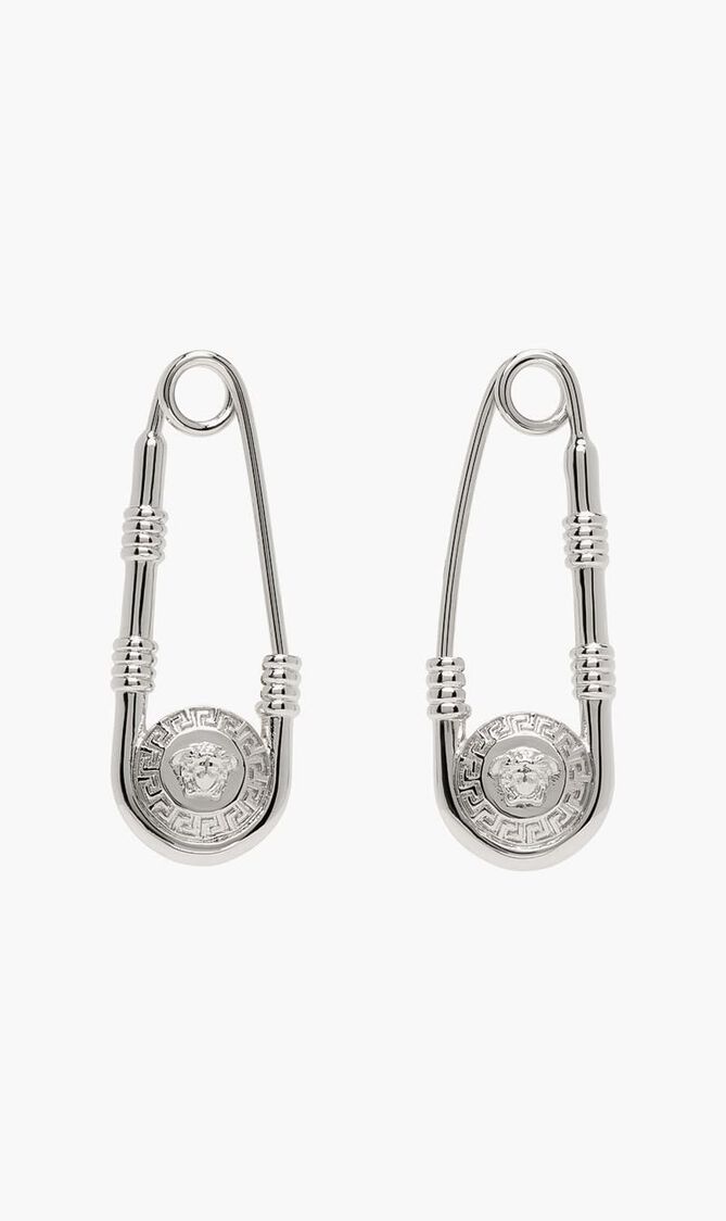 EARRINGS SAFETY PIN DROP
