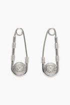 EARRINGS SAFETY PIN DROP