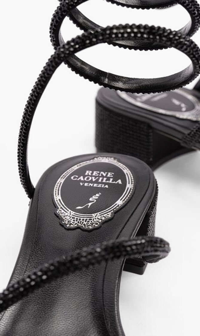 Cleo Crystal Embellished Sandals