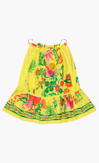 Delicate Fruit Garden Sleeveless Blouse