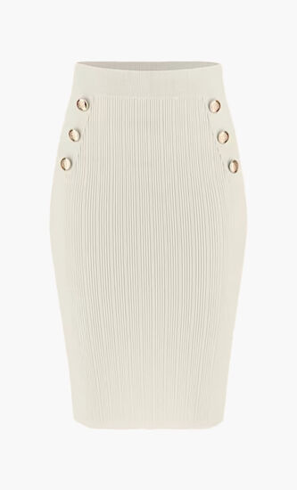 Andromeda Stitched Sweater Skirt