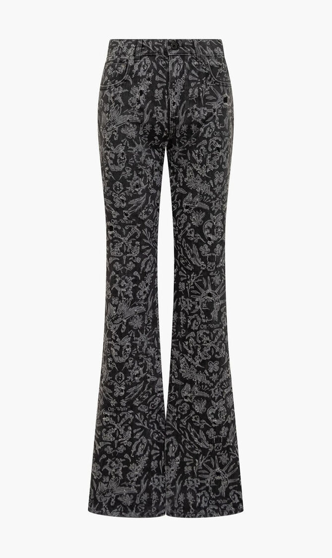 TATTOO BABY BAGGY CHINO VINTAGE BLACK WH