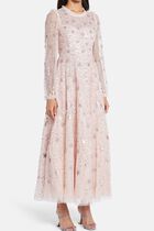 SHOOTING STARS LONG SLEEVE ANKLE GOWN