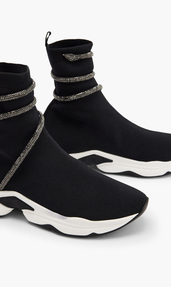 BLACK FABRICJET HEMATITE STRASS