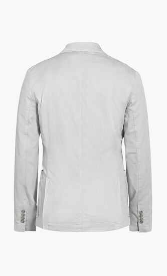 Regular Fit Jacquard Cotton Jacket