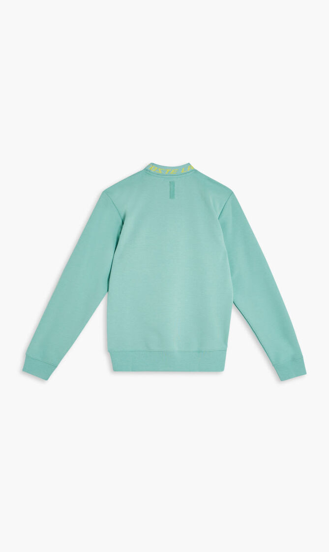 Double Sided Logo Collar Sweatshirt