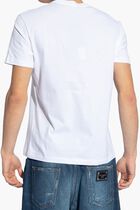 T-SHIRT COMPACT COTTON JERSEY FABRIC + VERSACE LABEL LOGO EMBROIDERY T-SHIRT COMPACT COTTON JERSEY FABRIC + VERSACE LABEL LOGO EMBROIDERY