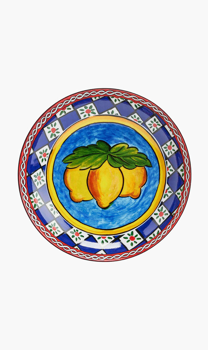 Carretto Lemon Soup Plate Round 20cm Set Of 2