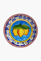 Carretto Lemon Soup Plate Round 20cm Set Of 2