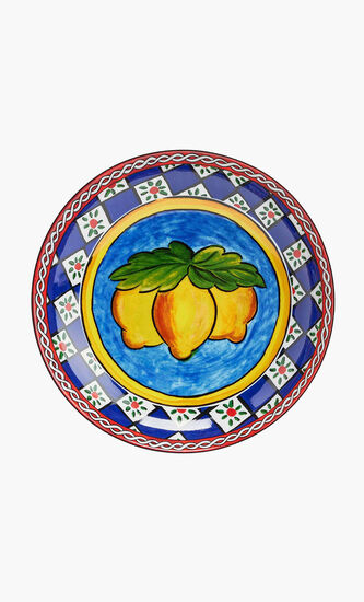 Carretto Lemon Soup Plate Round 20cm Set Of 2
