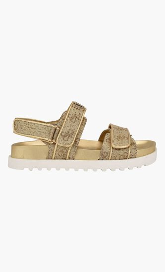 Fadison Logo Strap Sandals
