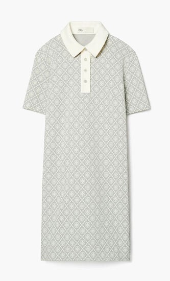 T Monogram Nylon Polo Dress
