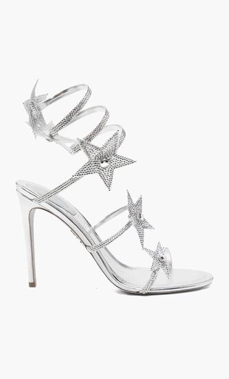 GREY SATIN LABRADOR STRASS